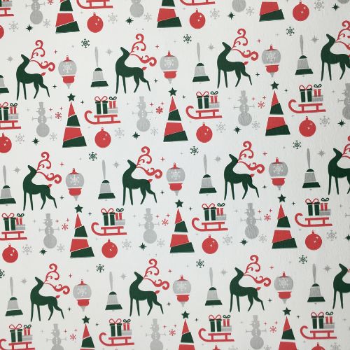 Papel arte Navidad Renos Decoracion