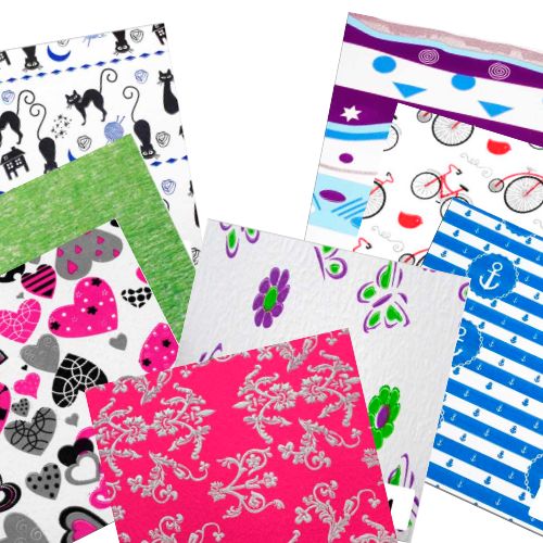Papel arte disenos colores