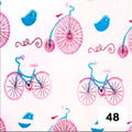 Papel arte estampado bicicletas