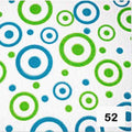 Papel arte estampado circulos colores