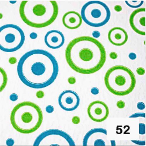 Papel arte estampado circulos colores