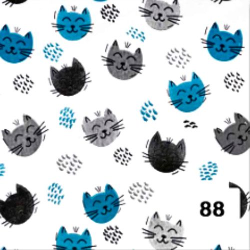 Papel arte estampado gatos rasgunos