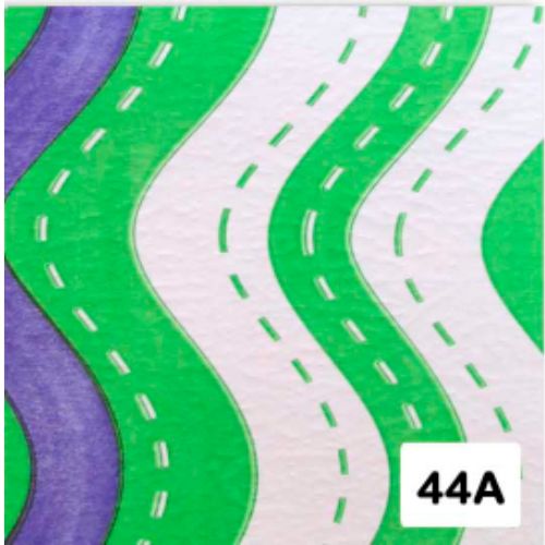 Papel arte estampado olas colores