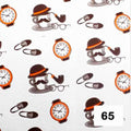 Papel arte estampado taza bigote