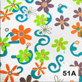 Papel arte flores colores vivos