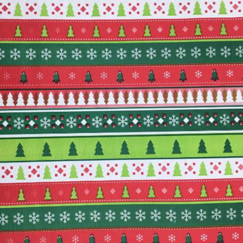 Papel arte rayas arbol nieve