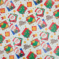 Papel regalo feliz navidad botas