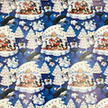 Papel regalo papa noel isla hielo