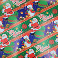 Papel regalo papa noel saco