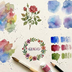Duopapel Watercolour Cardstock 1/4 Sheet 240 gsm x 10 sheets