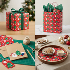 Papel de Regalo Navideño 70x50 Imágen Arbol | Primavera