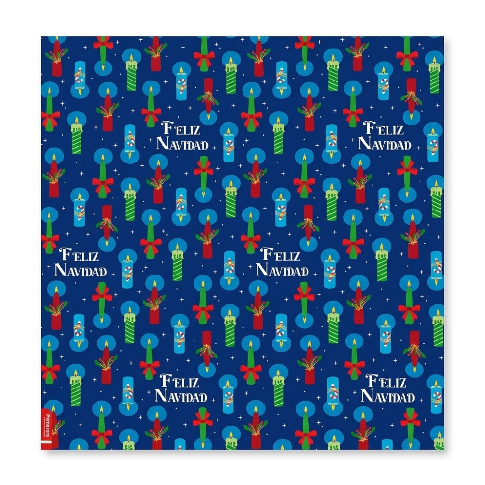 Papel de Regalo Navideño 70x50 Imágen velaz | Primavera