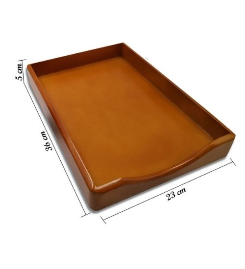 Papeleras Bandeja De Escritorio En Madera De 1 2 y 3 Puestos Muestra De Un Puesto