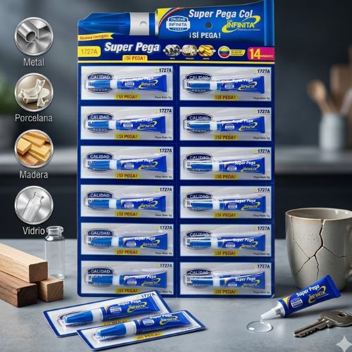 Crazy Infinite Glue - Multipurpose Instant Adhesive for Plastic, Glass, and Metal