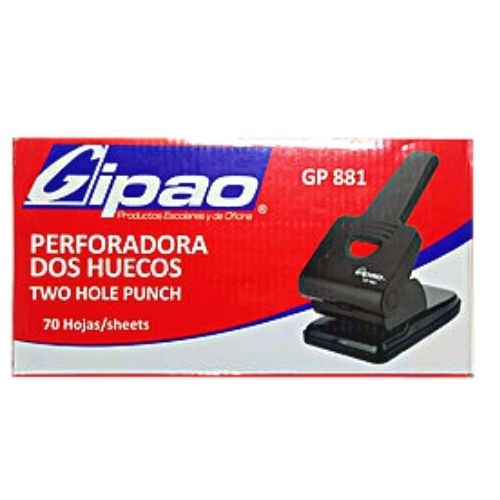 Perforadora Gipao 881 Dos Huecos Caja