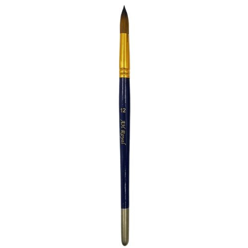 Round Soft Brush Short Handle AH Royal #12