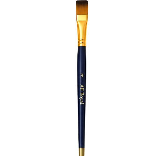 Pincel Plano Cabo Corto AH Royal # 9
