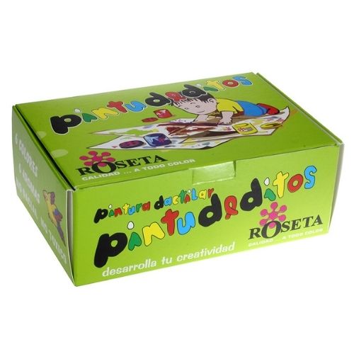 Pintudeditos Roseta Paquete X6 Pinturas Con Aroma Potada