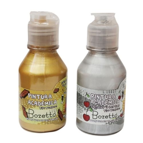 Pintura Academica Bozzetto Con Olor De 120gm De Varios Colores Metalizados