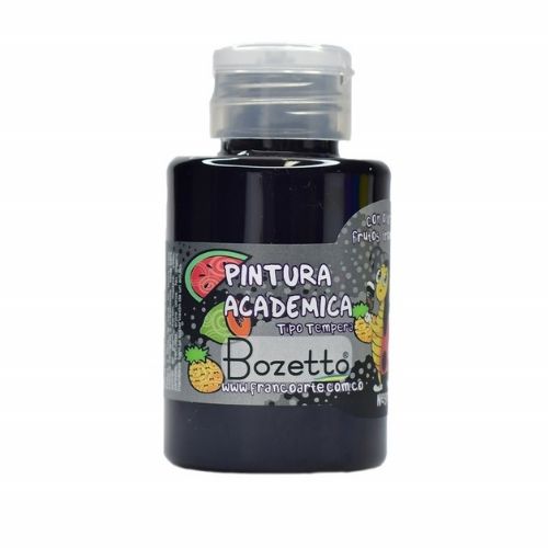 Pintura Academica Bozzetto Con Olor De 120gm De Varios Colores Negro