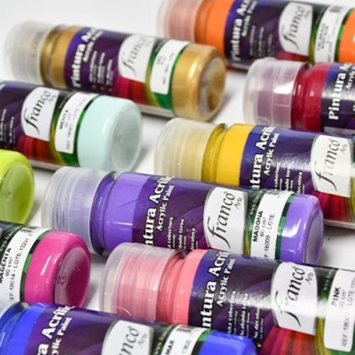 Pintura Acrilica Franco Arte 60 ml Al Frio Nueva Pesentacion Variados