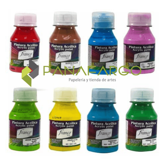 Pintura Acrilica Franco Arte 60 ml Al Frio Varios 1 Panafargo