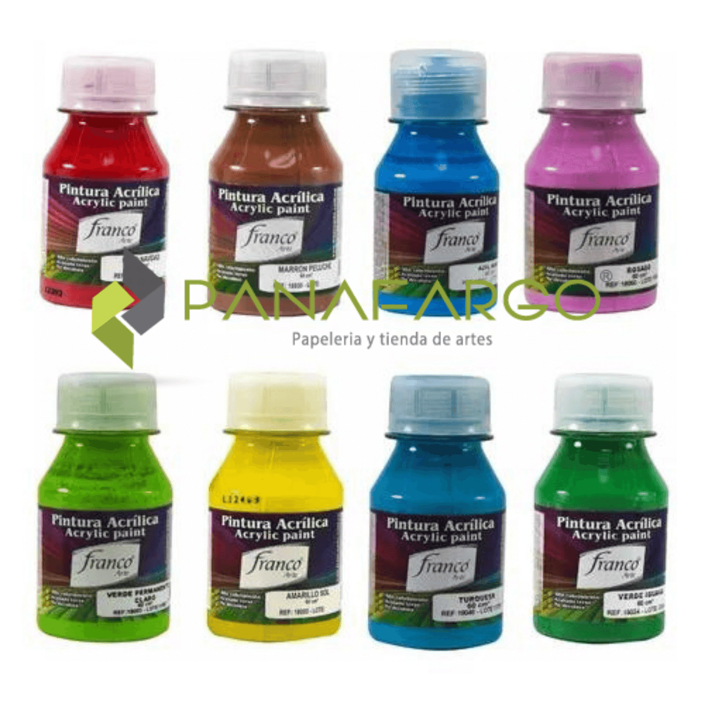 Pintura Acrilica Franco Arte 60 ml Al Frio Varios 1 Panafargo