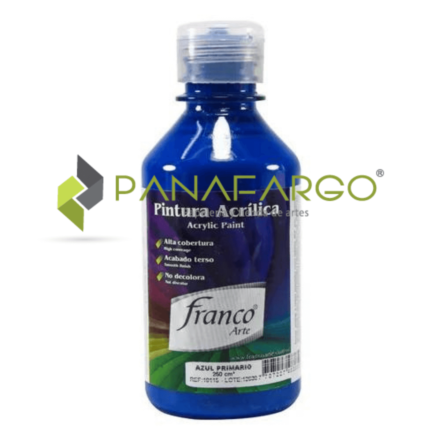 Pintura Acrilica Franco Arte al Frio X 250 ml Azul Panafargo