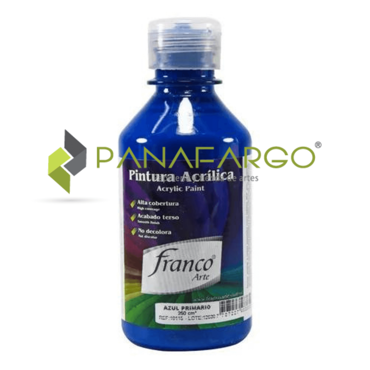 Pintura Acrilica Franco Arte al Frio X 250 ml Azul Panafargo