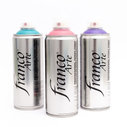 Pintura En Spray Franco Arte 3 Colores Mate