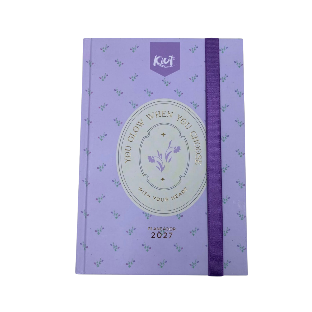 Planificador Kiut 2027 Semanal You Glow When You Choose