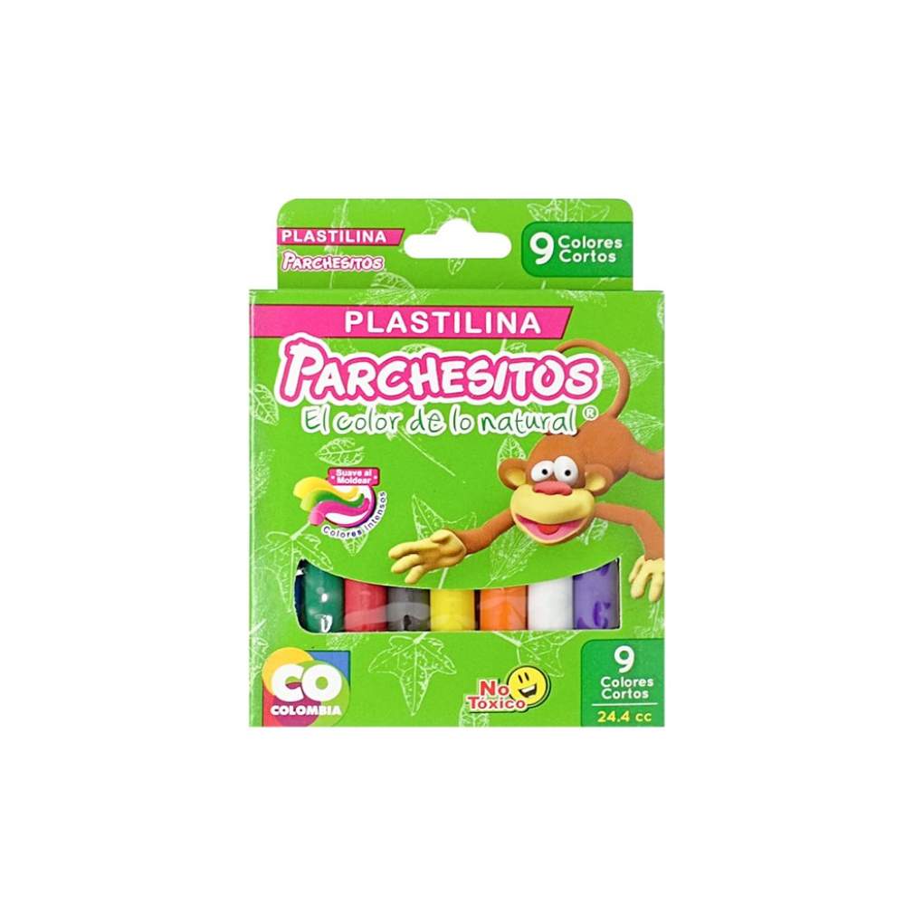 Plastilina Parchesitos - Pequeño 9 Uds