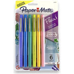 Plumígrafo / Micropunta Paper Mate Flair Tropical Vacation (estuche x 6 Unidades)