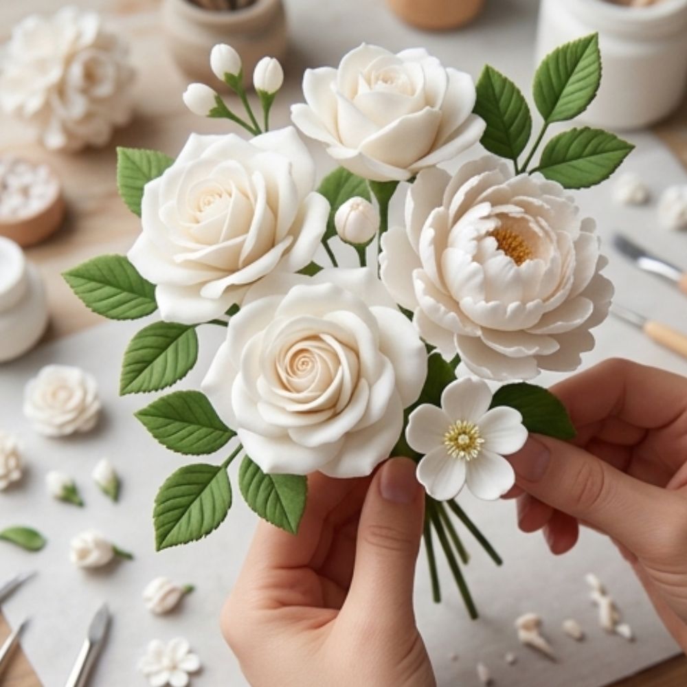 Cold Porcelain or White Clay - 500g - Titanium White