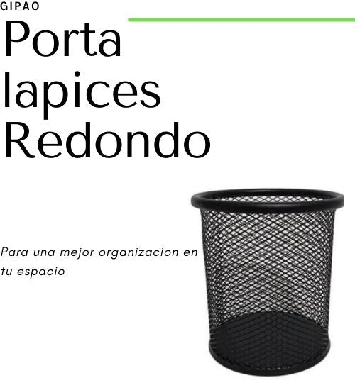 Porta Lapices Gipao En Rejilla Redondos Descripcion