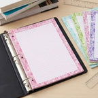 Repuesto de 80 Hojas a Rayas Para Folder 105 Estampada Primavera