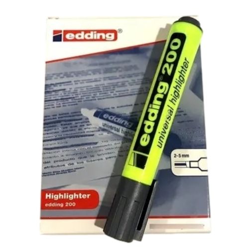 Resaltador Edding 200 De Varios Colores Resaltador Amrillo Con Caja