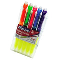 Resaltadores Liquidos Doble Punta Estuche X5 Colores Variados Estuche