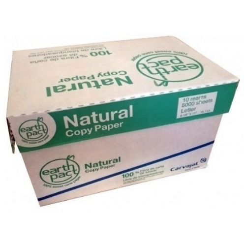 Resma Media Carta Y Oficio De Papel Blanco O Natural Reprograf Caja Natural