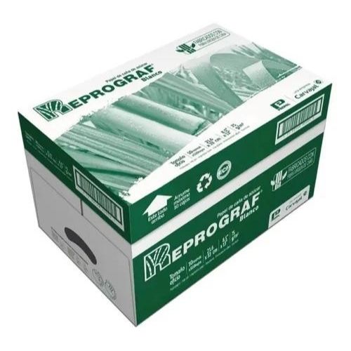 Resma Media Carta Y Oficio De Papel Blanco O Natural Reprograf Caja