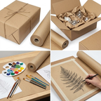 Rollo Papel Kraft para Empaque 37.5 cm x 222 metros (5 Kg)