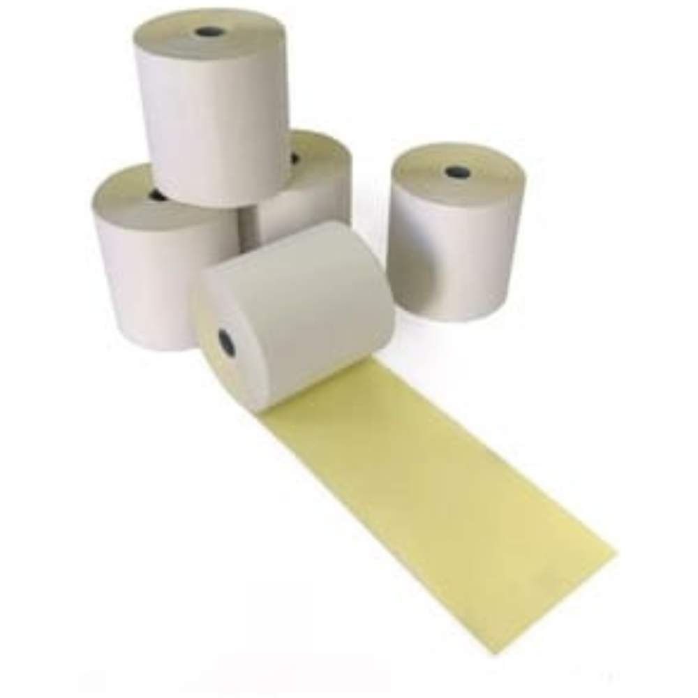 Rollo de Papel Quimico Para Caja Registradora o Calculadora - 76 mm X 30 Mts