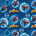 SPIDERMAN tejidos fdo azul dark