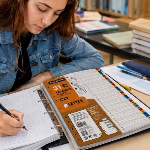 Separador para Folder de 31 Divisiones Studmark CID 31 | Índice de Colores