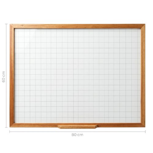 Tablero Acrílico con cuadricula 60 x 80