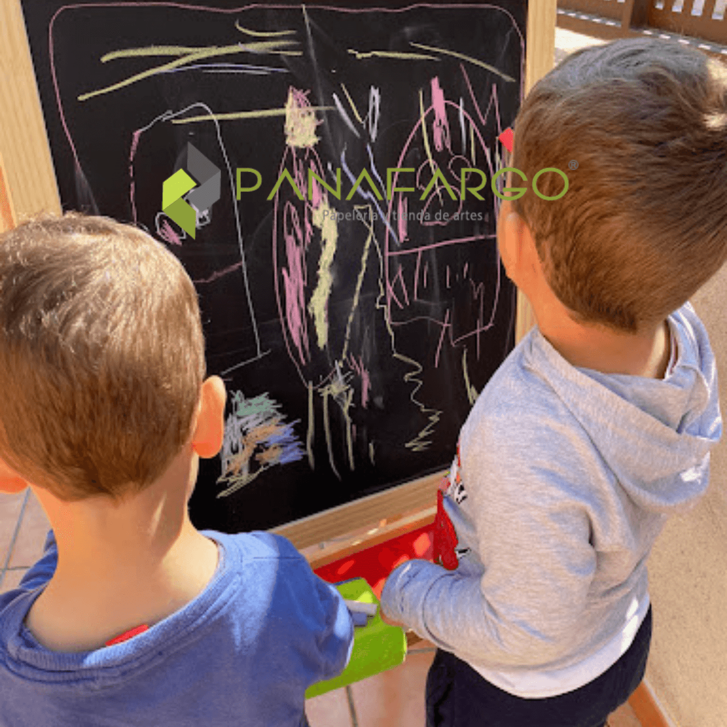 Tablero De Tiza Para Pared En Varias Medidas ninos Panafargo