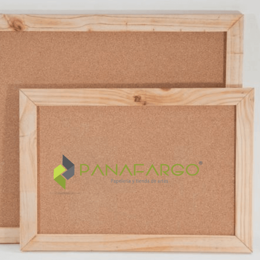 Tablero de Corcho Marco de Madera en Varias Medias Panafargo