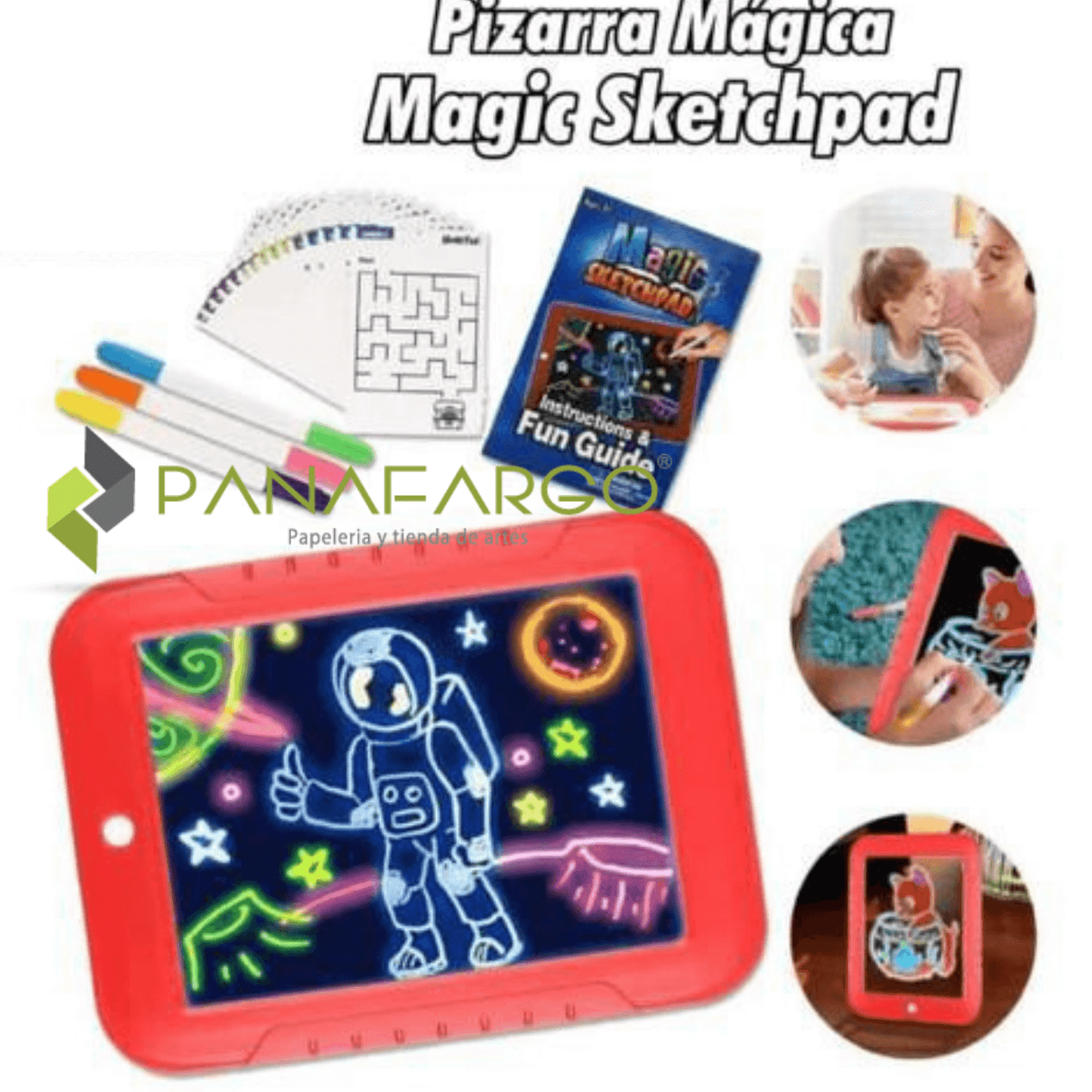 Tablet Magic Plastica Pequena Para Dibujo Panafargo variedad