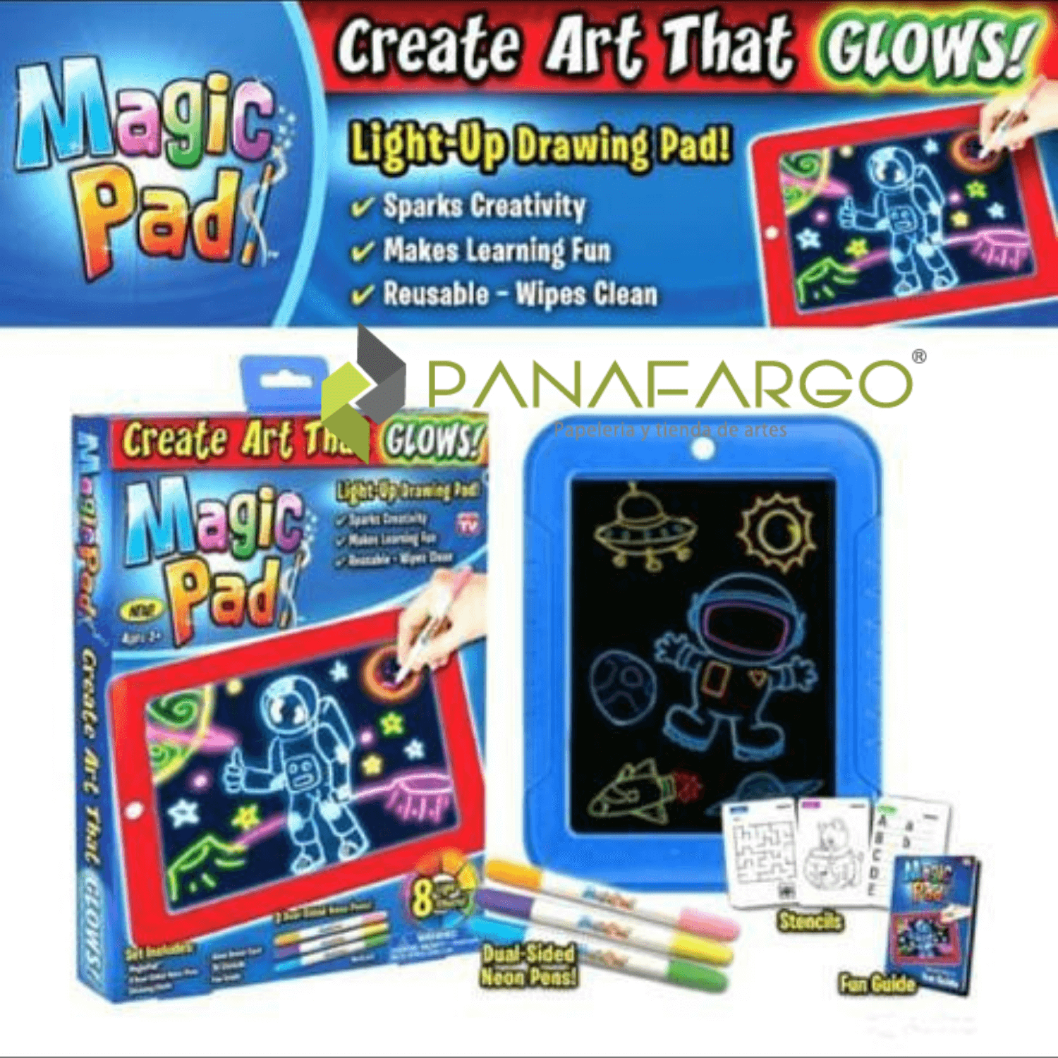 Tablet Magic Plastica Pequena Para Dibujo Panafargo