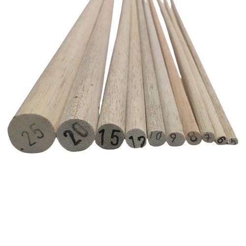 Tamanos Palos de Balso